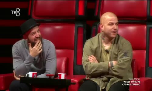 O Ses Türkiye İlyas Ekinci ve Şeyda Erbaş Kasap Çapraz Düello 