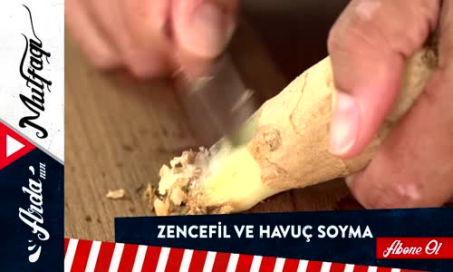 Pratik Havuç ve Zencefil Soyma Tekniği