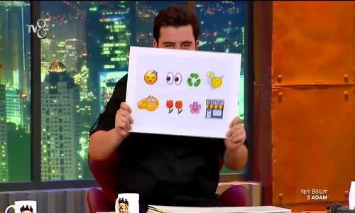 3 Adam -Emoji Şarkı Yarışması Kahkahaya Boğdu