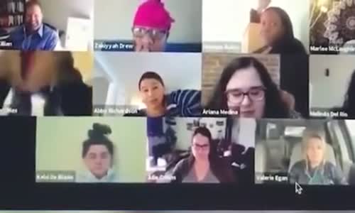 Video Konferans Yaptığını Unutup Kamerayla Tuvalete Giren Kadın 