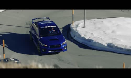 Kızak Parkurunu Subaru WRX STI Arabayla Geçti