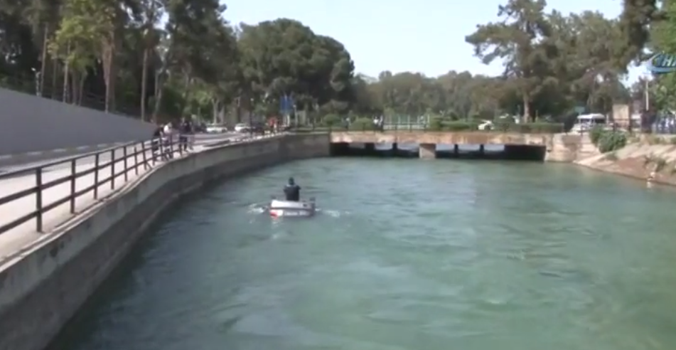 Kanala Uçan Sürücü: Otomobilim Serinlemek İstedi