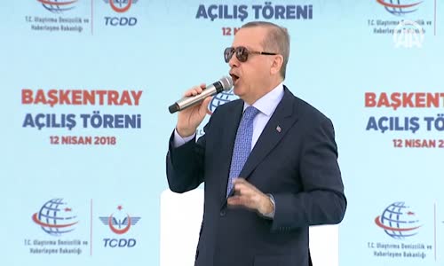 Cumhurbaşkanı Erdoğan Başkentray Açılış Töreni'nde Konuştu 
