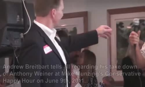 Andrew Breitbart R.I.P Tells All on His Take Down of Anthony Weiner...Funny !!