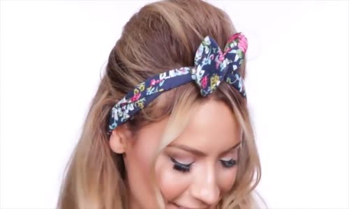  60 lı Yıllar Saç Modeli _ Bandana Model 