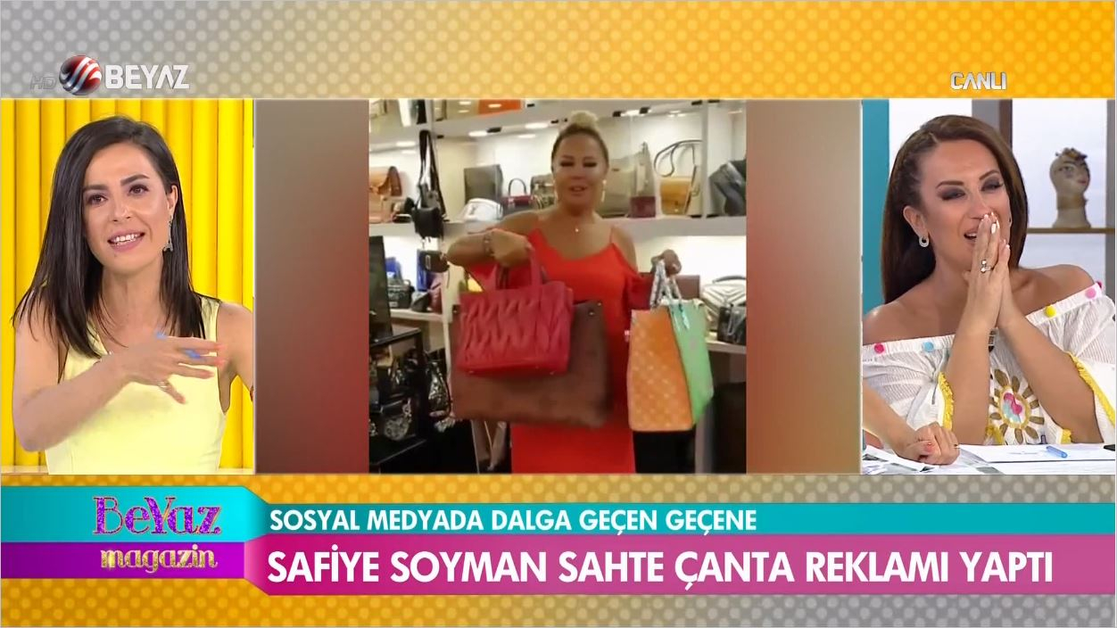 Safiye Soyman Sahte Çanta Reklamı Yaptı