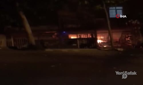 Bağcılar’da Markette Önce Patlama Sonra Yangın