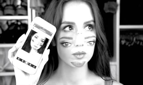 Cadılar Bayramı Makyajı - Çift Yüz Makyajı 