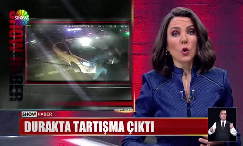 Durakta tartışma çıktı 