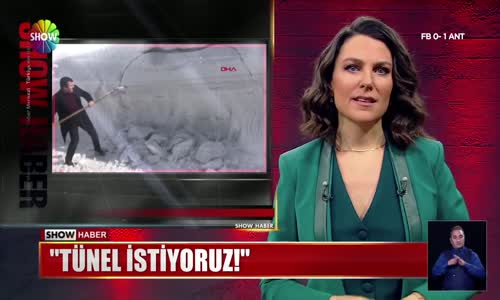 Kardan tünel yaptılar!