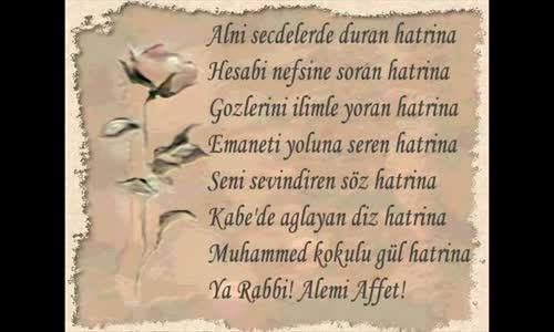 Cürmüm İle Geldim Sana Süphanallah Sultanallah