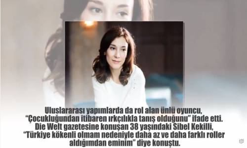 Sibel Kekilli De İsyan Etti Almanların Kirli Yüzünü Anlattı