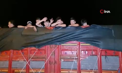 Hayvan nakil aracında sığınmacı dramı kamerada