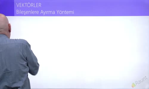 EBA FİZİK LİSE - KUVVET VE HAREKET - VEKTÖRLER - BİLEŞENLERDEN AYIRMA
