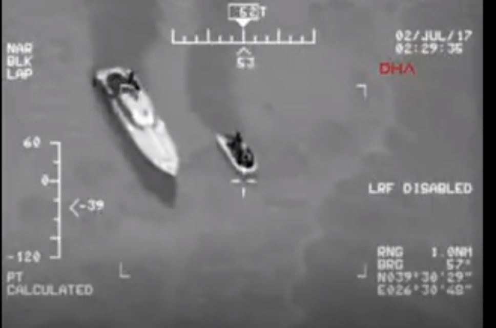 Göçmenlerin Yakalanma Anı Kamerada 