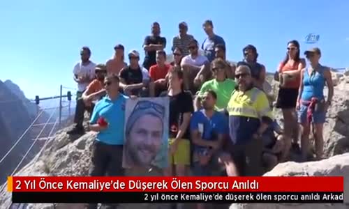 2 Yıl Önce Kemaliye'de Düşerek Ölen Sporcu Anıldı