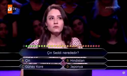 Çin Seddi Nerededir Sorusunu Bilemeyen Yarışmacı