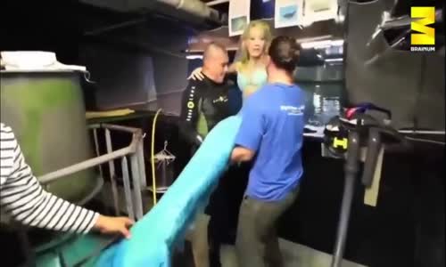 Akvaryumdaki Deniz Kızı