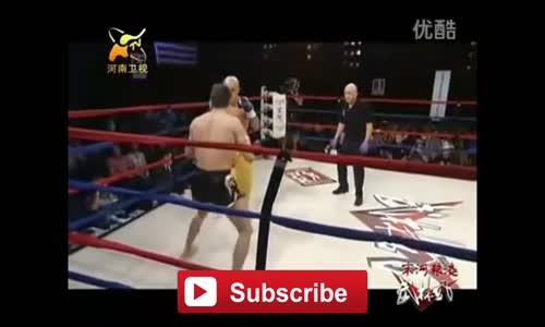 Shaolin monk brutal KO win vs taekwondo, Muay Thai, karate...