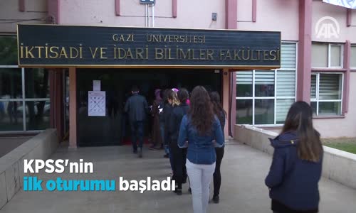 KPSS'nin İlk Oturumu Başladı 
