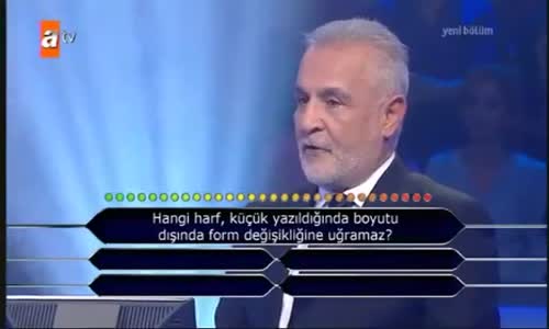 Alfabeyi Unutan Öğretmen - Kim Mİlyoner Olmak İster