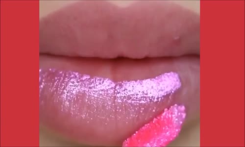 Simli  Dudaklar Ve Ojeler