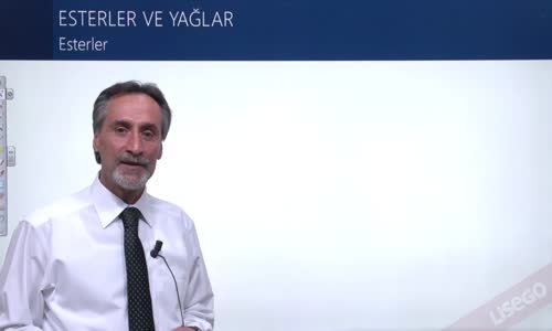 EBA KİMYA LİSE -  ORGANİK BİLEŞİKLER 2 - ESTERLER