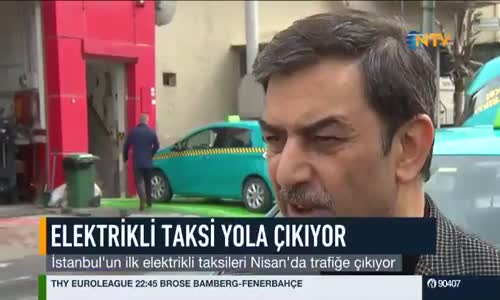 İstanbul'a Elektrikli Taksiler Geliyor 