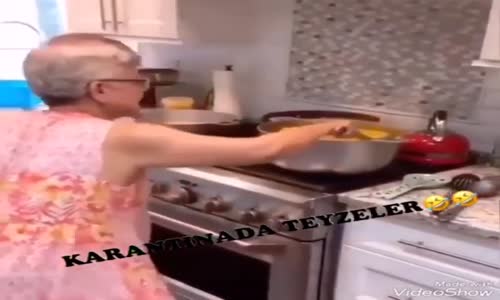 Teyzemin Mutfaktaki karantina da Şovu açık ara önde