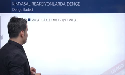 EBA KİMYA LİSE -  KİMYASAL DENGE - FİZİKSEL VE KİMYASAL DEĞİŞİMLERDE DENGE - DENGE İFADESİ