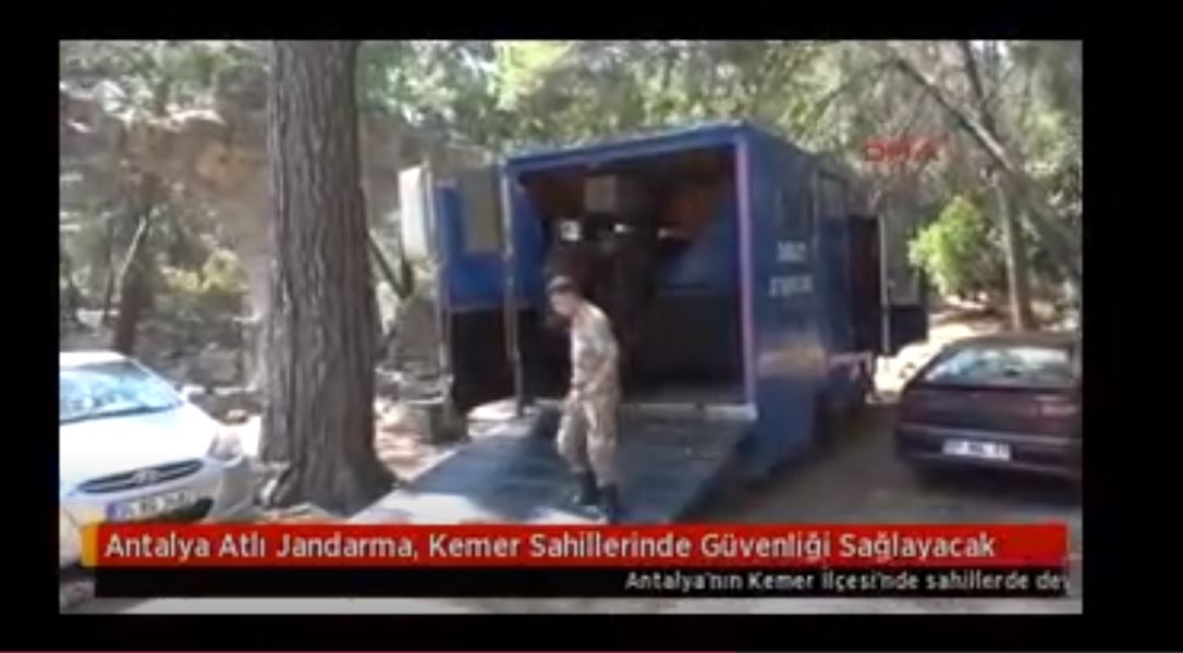 Antalya Atlı Jandarma, Kemer Sahillerinde Güvenliği Sağlayacak