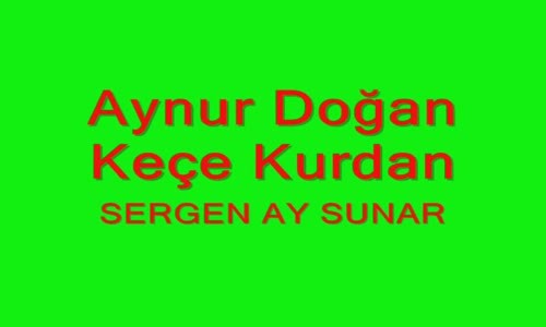 AYNUR DOĞAN KEÇE KURDAN