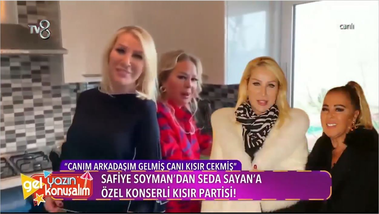 Safiye Soyman Ve Seda Sayan'dan Kısır Partisi