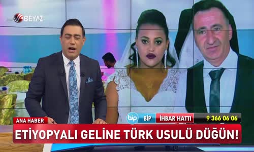 Etiyopyalı geline Türk usulü düğün!