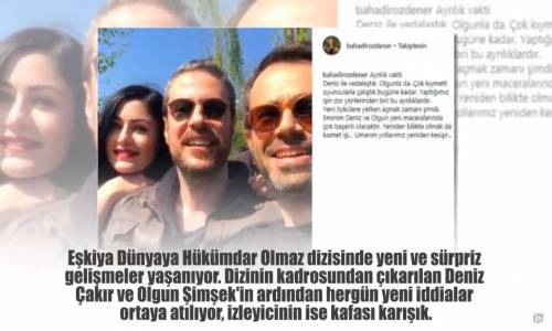 Eşkiya Dünyaya Hükümdar Olmaz Dizisine 4 Isim Birden Geliyor Birisi