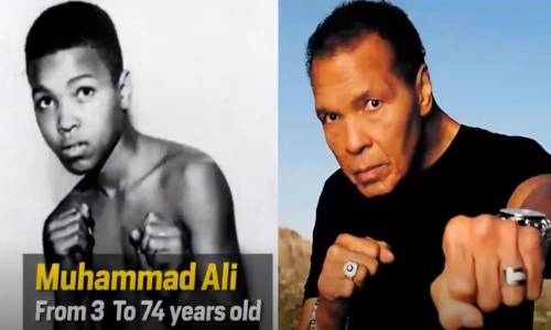 Muhammed Ali Tribute - 3 Yaşından 74 Yaşına Kadar Resimlerle Hayatı