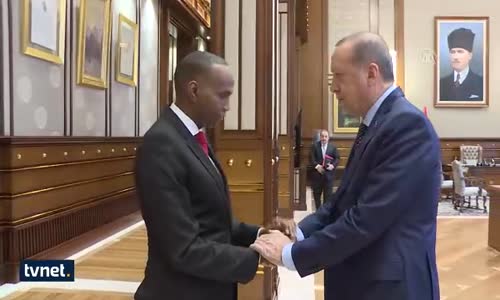 Cumhurbaşkanı Erdoğan, Somali Başbakanı Hayri'yi Kabul Etti