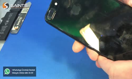 Dünya'da İlk ve Tek iPhone 7 Plus Arka Kamera Camı Değişimi Videosu 