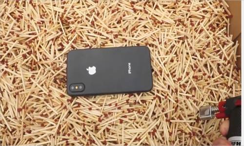 İphone 8 - 10 000 Kibrit İle Sağlamlık Testi # 71