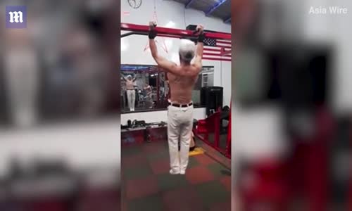 Tayvan'ın En Güçlü Dedesi- 72 Yaşında Ancak Spor Salonunda Hayran Bırakıyor
