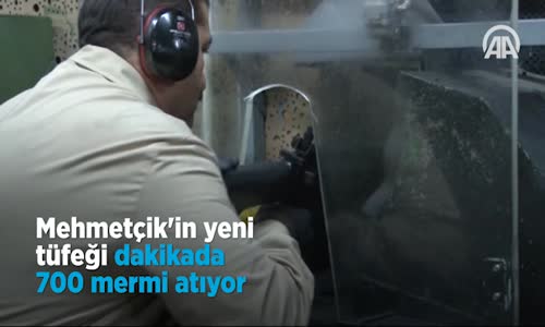 Mehmetçik'in Yeni Tüfeği Dakikada 700 Mermi Atıyor