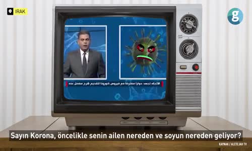 Irak Televizyonunun Korona Virüs ile Röportaj Yapması 