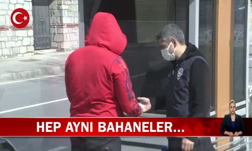 İstanbul'da Sokağa Çıkma Kısıtlamasına Uymayan Kişilere Polis Ceza Yağdırdı! İşte Görüntüler 
