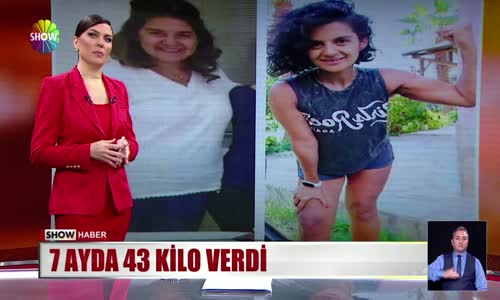 7 ayda 43 kilo verdi 