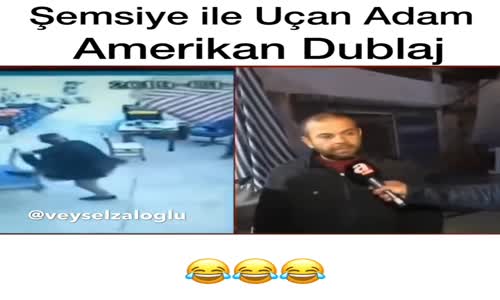 Şemsiye ile Uçan Adam - Amerikan Dublaj