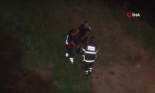 Tunca Köprüsünden nehre düşen 1 kişiyi AFAD ekipleri bot ile kurtardı 