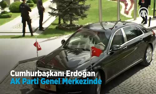 Cumhurbaşkanı Erdoğan AK Parti Genel Merkezinde
