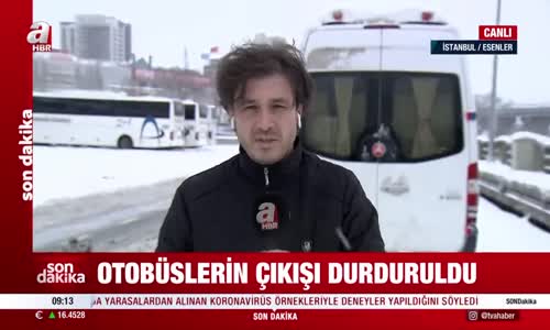 İstanbul'daki otogarlardan şehirler arası otobüs seferleri durduruldu