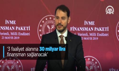3 Faaliyet Alanına 30 Milyar Lira Finansman Sağlanacak