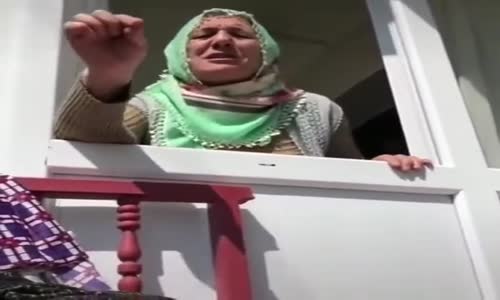 Dışarı Çıkmak İçin Oğluna Yalvaran Teyze 